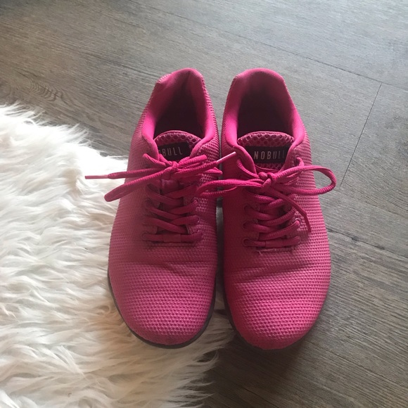 NOBULL Shoes - GUC Pink and grey size 8 Nobulls